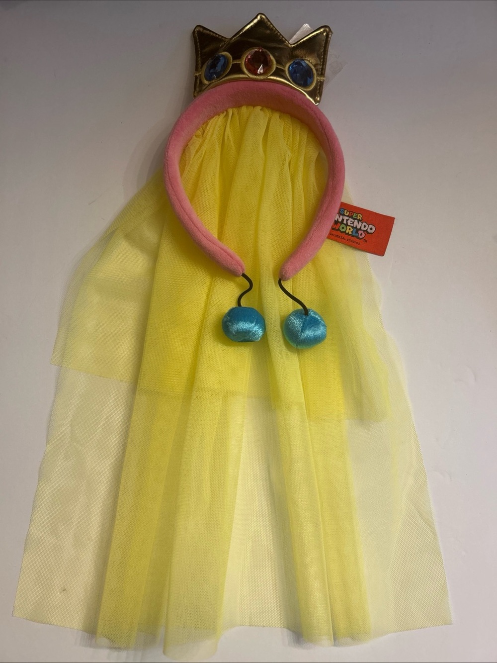 Universal Studios Super Nintendo World Princess Peach Ears Headband NWT
